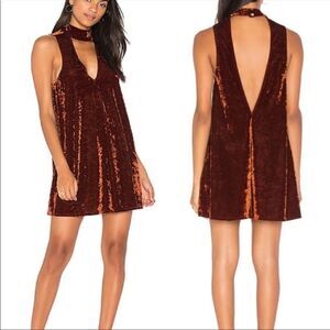 Show Me Your Mumu Velvet Mini Dress